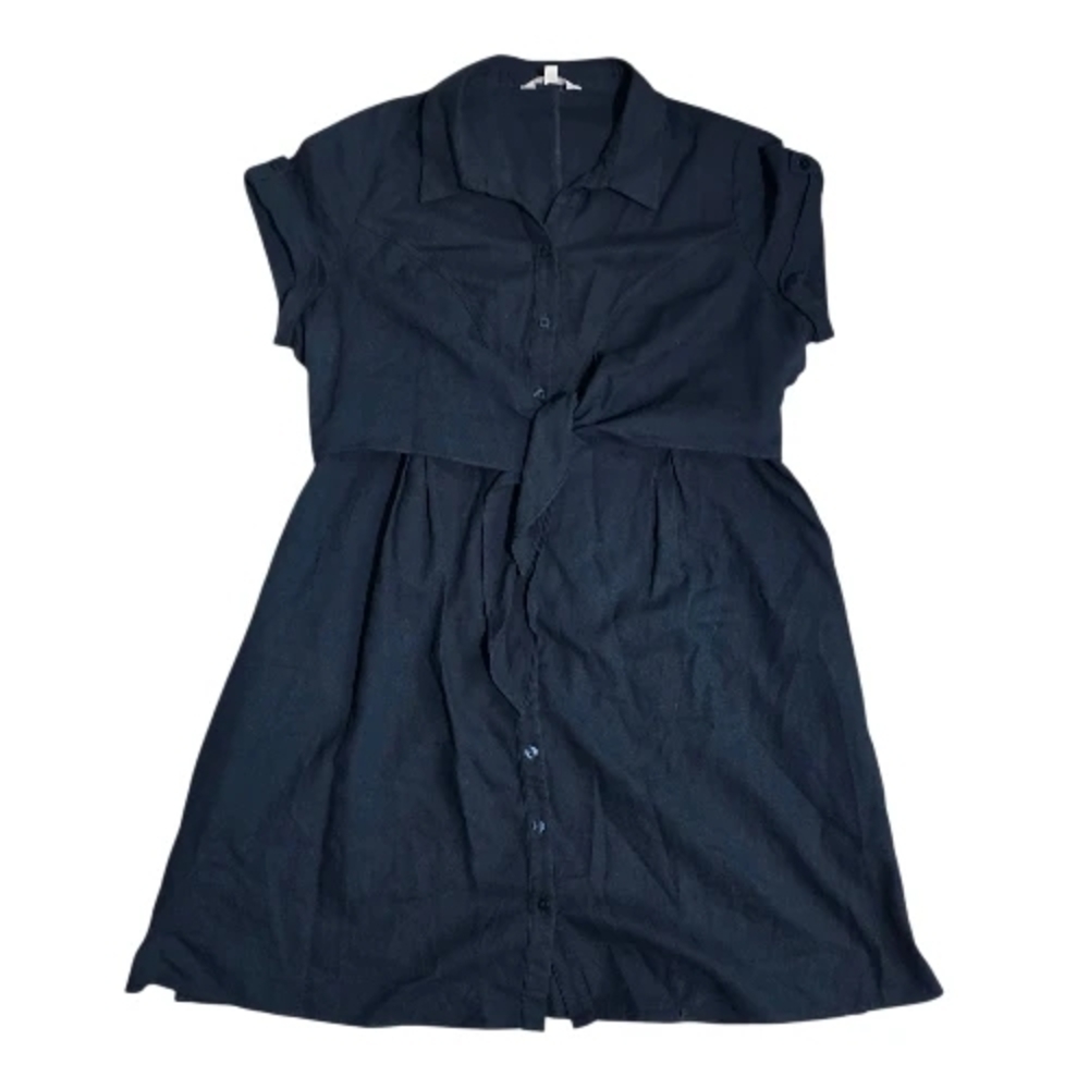 Ripe Navy Blue Maturnity Dress Size L
